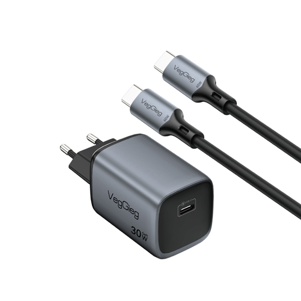 Bộ Sạc Nhanh 30W USB-C to USB-C V-M116 | Sạc PD nhanh cho iPhone, Samsung, iPad